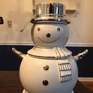 Slakin snowman cookie jar